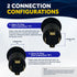 Five Oceans Marine Universal Emergency Cut-Off Switch, Kill Switch for Boat, Engine Shut-Off Switch 12VDC, Coil Extendable Lanyard, Snap Hook and ...