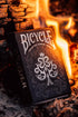 Bicycle Cinder Premium Playing Cards, Silver Smoke Foil, 1 Deck...
