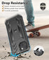 for iPhone 13/14 Protective Case: for iPhone 16e Cover with Built-in Kickstand | Heavy Duty Military Grade Hard Protection Shock Proof | Durable D...