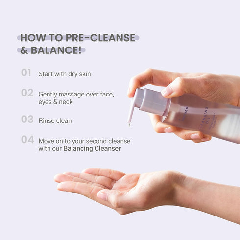 Karuna - Cleansing Oil with Prickly Pear for Clean Skin - Cleanses Without Clogging Pores, Oil Based Cleanser, Travel Size Makeup Remover - Waterp...