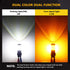 PHINLION Super Bright White Amber Dual Color Switchback 3157 3155 3057 3457 4157 LED Bulbs with Projector for Car Front Turn Signal Parking Lights...