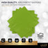 100 Pack Kiwi Green Beverage Napkins, Big Party Pack, 2 Ply, Ideal for Wedding, Party, Birthday, Dinner, Lunch, Cocktails. (5” x 5”) by Amcrate...