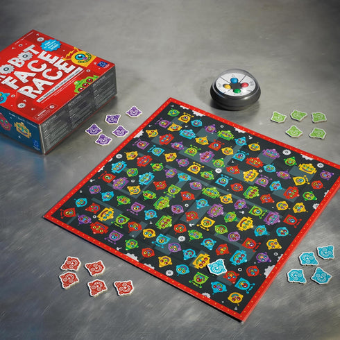Educational Insights Robot Face Race, Fast Paced Color Recognition Matching Game, for 2-4 Players, Award-Winning Fun Family Board Game for Kids Ag...