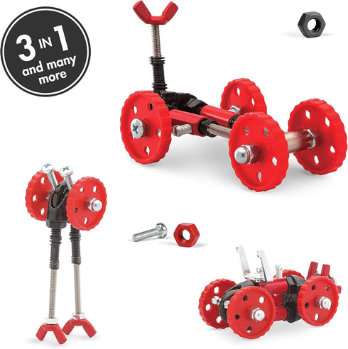 Vehicle Stem Building Toys, Educational Build Your Own Robot Toy for Kids Age 6 7 8 9+ Year Old Boys and Girls, Stem Toys Engineering Kit, Constru...