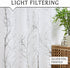 FMFUNCTEX Foil Silver Branch White Sheer Valance Curtain for Living Room Window 18 Inches Long Light Filtering Valance Curtain for Bathroom Kitche...