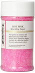 Pure Hot Pink Sparkling Sugar , Shimmery Sugar Sprinkles for Baking and Decorating, Small , 3.5 Oz Jar (Pack of 1)...