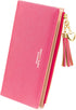 SUMGOGO Slim Wallet for Women Long Tassel Zipper Clutch Purse Handbag Card Case Wallet (rose red)...