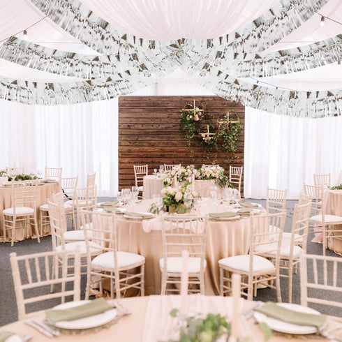 4 Packs 10 Feet Fringe Garland Foil Fringe Garland Metallic Tinsel Foil Christmas Hanging Banner for Wedding Birthday Parties Holiday Decorations ...