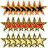 gisgfim 90PCS Movie Star Cardboard 6 Inch Red Carpet Awards Night Cutouts Movie Party Star Cutouts Classroom Bulletin Board Decorations Paper Star...