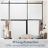 rabbitgoo Window Privacy Film, Non-Adhesive Frosted Glass Window Film for Bathroom, Static Cling Heat Blocking Stickers for Home Indoor Opaque Fro...