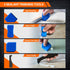 Silicone Caulking Tool, 3 in 1 Caulking Finishing Tool Kit(Stainless Steelhead), Grout Removal Tool, Caulk Remover for Bathroom, Kitchen, Floor, W...