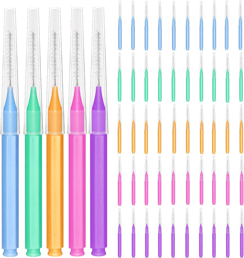 EasyHonor Braces Brush for Cleaner Interdental Brush Toothpick Dental Tooth Flossing Head Oral Dental Hygiene Flosser Toothpick Cleaners Tooth Cle...