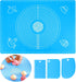 27.6x19.7in Silicone Baking Mat Sheet Pastry Mat with Measurement, Non-Slip Pastry Rolling Mat, Non-Stick Dough Kneading Board Mat, Bread Fondant ...