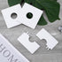3pcs Split Flange Toilet Pipe Flange Cover 28mm/1.1inch, Plumbing Cover Plates Self Adhesive Wall Split Flange Escutcheon Plates, White ABS Kitche...