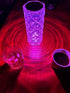 Remote &Touch Control Crystal Table Lamp 3 White and 16 RGB Color Atmosphere Light,Romantic LED Rose Diamond for Living Room Bedroom Party Festiva...