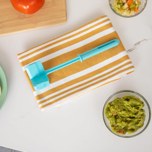 Mind Reader Meat Chopper Spatula, Heat Resistant Kitchen Tool for Mixing, Cutting, Mashing, Dicing Ground Beef, Avocado, Pack of 2, Nylon, Light B...