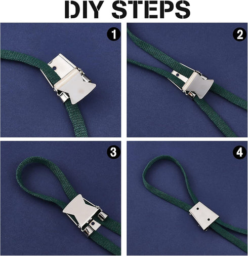 NBEADS 3 Sets Bolo Tie Findings, Bolo Tie Tips Replacement End Caps Kit, Bolo Tie Buckle Accessories with 6 Pcs Alloy Cord End and 3 Pcs Iron Bolo...