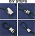 NBEADS 3 Sets Bolo Tie Findings, Bolo Tie Tips Replacement End Caps Kit, Bolo Tie Buckle Accessories with 6 Pcs Alloy Cord End and 3 Pcs Iron Bolo...