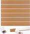 6pcs Bulletin Board Cork Strip, Natural Frameless Cork Board Strips Cork Board Strips Self Adhesive for Office School Home Decor (1/2 Inch Thick)...