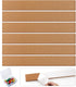 6pcs Bulletin Board Cork Strip, Natural Frameless Cork Board Strips Cork Board Strips Self Adhesive for Office School Home Decor (1/2 Inch Thick)...