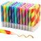 72-Pack Glue with Glitter Gel Pens for Kids - 0.35 Oz Rainbow Glue Stick Set for Arts and Crafts Projects, Slime Supplies, Scrapbooking, Cards (12...