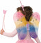 Forum Novelties 3-Piece Child Fairy Set with Wings/Wand/Headband, Rainbow...
