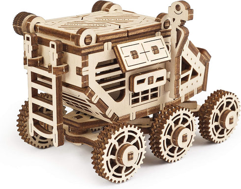 UGEARS Science STEM Mars Rover, DIY Engineering Activity, STEAM School Project, Mechanical Wooden Puzzle, Eco Building 3D Toy, Educational Gift fo...
