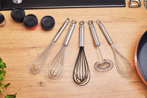 Roesle Stainless Steel Flat Whisk, 4 Wire, 10.6-inch...