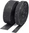 BTSD-home 20Yards Rhinestone Diamond Ribbon Roll for Wedding Cakes, Birthday Decorations, Baby Shower Events, Arts and Crafts Projects 2 Rolls (Bl...