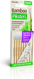 Bamboo Piksters Interdental Brushes | Sizes 00-6 | 8 Pack (8 Pack, Size 1 (Purple))...