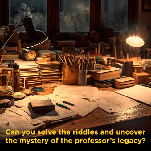 EXIT: The Professor's Last Riddle | Escape Room| Brainteasers | Mystery Solving | Treasure Hunt | Kosmos Game | at-Home Escape Room...