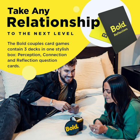 Bold Card Game - 3 Decks, 300+ Questions - Fun Icebreaker and Couples Game for Date Nights...