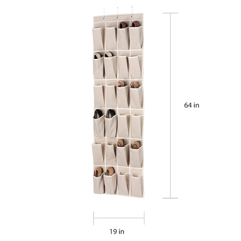Whitmor Linen Over the Door Shoe Organizer...