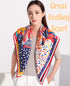 kcctoo 27.5" Mulberry Silk Feeling Head Scarf Women's Fashion Square Neck Satin Scarfs for Bag Hair Scarves Gift...
