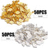 Glue on Bails, 100pcs Metal Small Pendant Bails Glue on Bails Flat Rhombic Pad Bails for Pendants Necklace Earring Jewelry Scrabble Making Craft S...