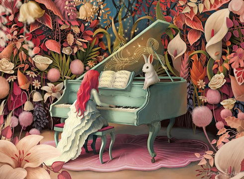 Ravensburger Rabbit Recital Jigsaw Puzzle - 500 Piece | Premium German Craftsmanship | Perfect Interlocking Fit | Vivid, Glare-Free Imagery | Idea...