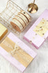 Holijolly Gold Sheer Gift Ribbon - Snow Yarn Ribbon with Just for You Print for Valentine's Day - 3/4 inch x10 Yard...