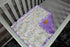 Dear Baby Gear Baby Blankets, Glitter Unicorn Pastel Rainbows, Lavender Minky, 32 Inches by 32 Inches...