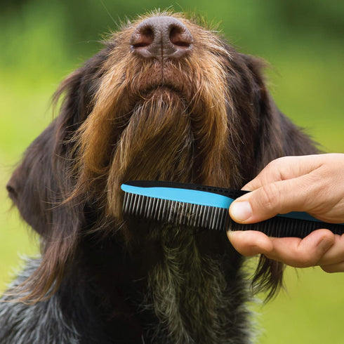 Pets First 2 Pack Dog Comb Small & Large PET Comb for Small & Large Breeds & Areas. Premium Anti-Slip Comfort Grip Ergonomic Handle for Your Dog &...