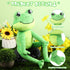 Frog Stuffed Animal Plush Frog Toy Soft Cuddly Cute Green Frog Plushie with Long Leg Home Sofa Decor for Birthday Halloween (17 Inch)...