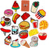 Food Themed Shoe Decoration Charms, 20Pcs Hamburg Pizza Dessert Charms for Shoe Wristband Decoration, PVC Shoe Charm Accessories for Party Favor H...