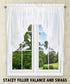 Ellis Curtain Stacey Sheer Balloon Valance, 60" x 15", White...
