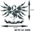 Phoenix Stencil, 17 x 14 inch (L) - Classic Mythical Dragon Bird Stencils for Painting Template...