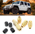 for tire deflators offroad accessories 4?in?1 Tire Deflator Portable Tyre Deflation Valve Tools for Offroad Vehicles with Valve Caps Keychain tire...