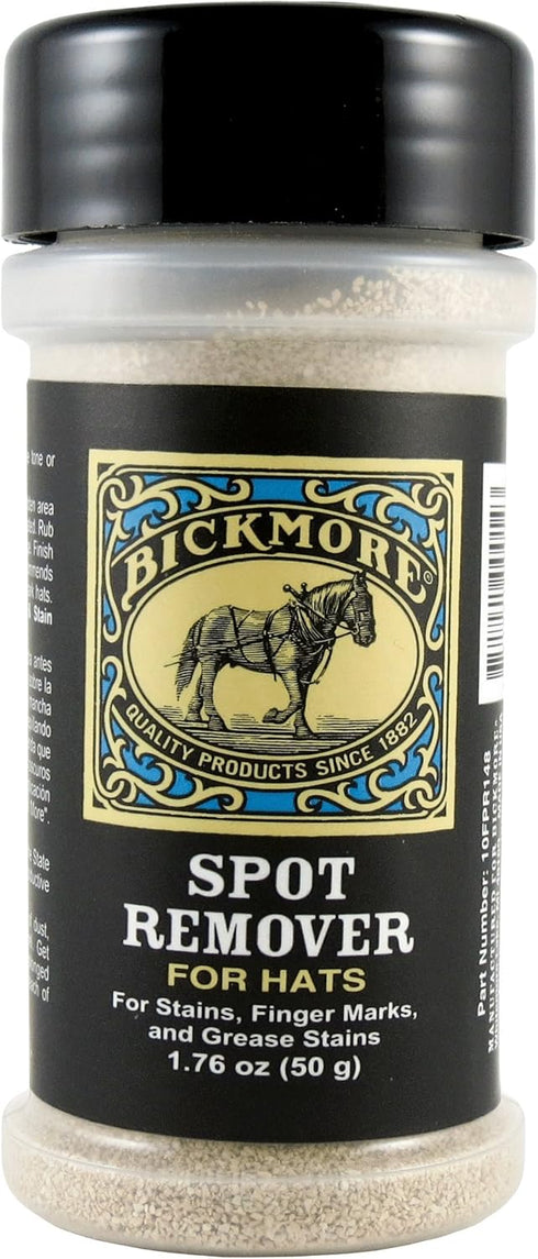 Bickmore Spot Remover for Hats- Cleans and Removes Stains, Grease, Finger Marks and Rings from Felt Cowboy Hats...