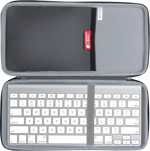 Hermitshell Hard Travel Case for Apple MC184LL/B Wireless Bluetooth Keyboard (Nylon, Black)...