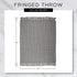 DII Diamond Throw Collection Woven Cotton, 50x60, Mineral Gray...