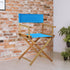 Casual Home Director Chair Canvas, 18.5"W x 16"D, Turquoise...
