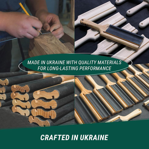 BeaverCraft LS5P1 Wood Carving Strop Wood Carving Gouge Hook Knife Sharpening Honing Tools Strop Stropping Kit Leather Paddle Strop Spoon Carving ...