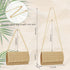 Straw Clutch Purse Shoulder Crossbody Bag Envelope Purse Raffia Handbag for Summer Beach Travel 2024 Trendy...